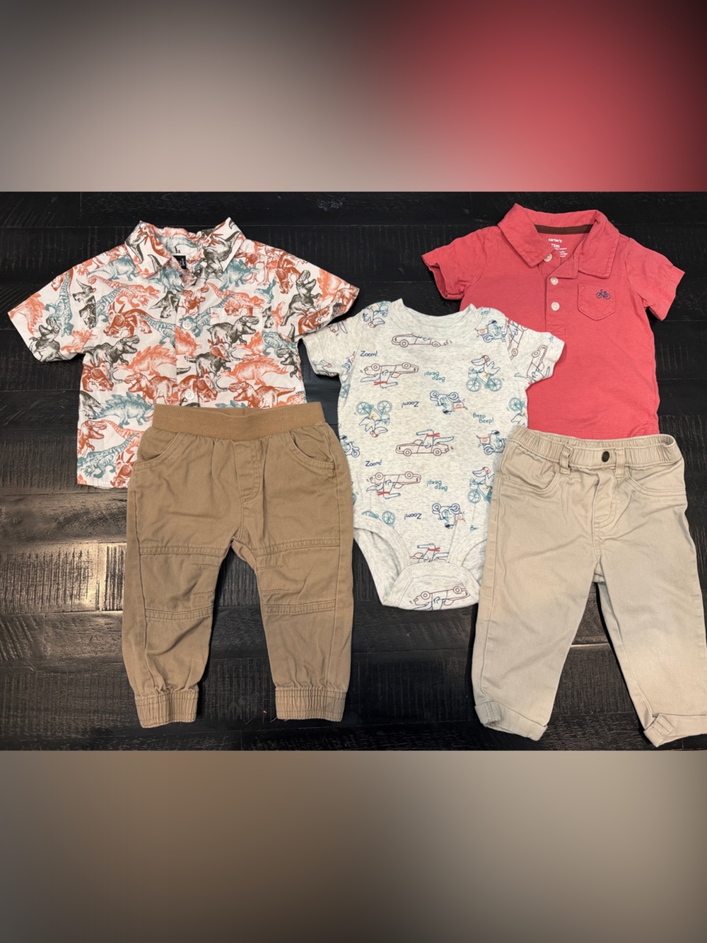 Boys Mix & Match Bundle — Red, Tan, Khaki, Gray, Teal
